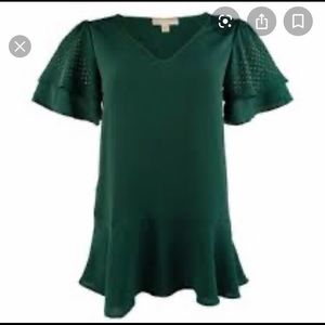 Michael Kors Hunter Green Top